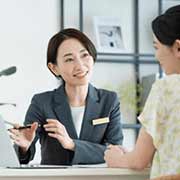 終活相談している様子